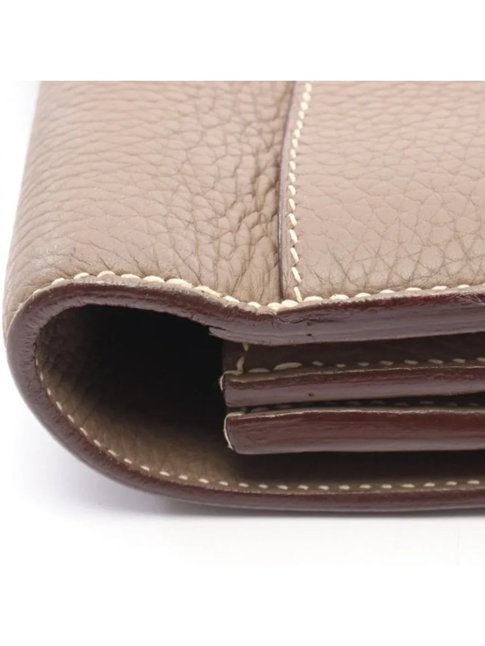 Hermes Business Bag Sac a Depeches 38 Etoupe Leather